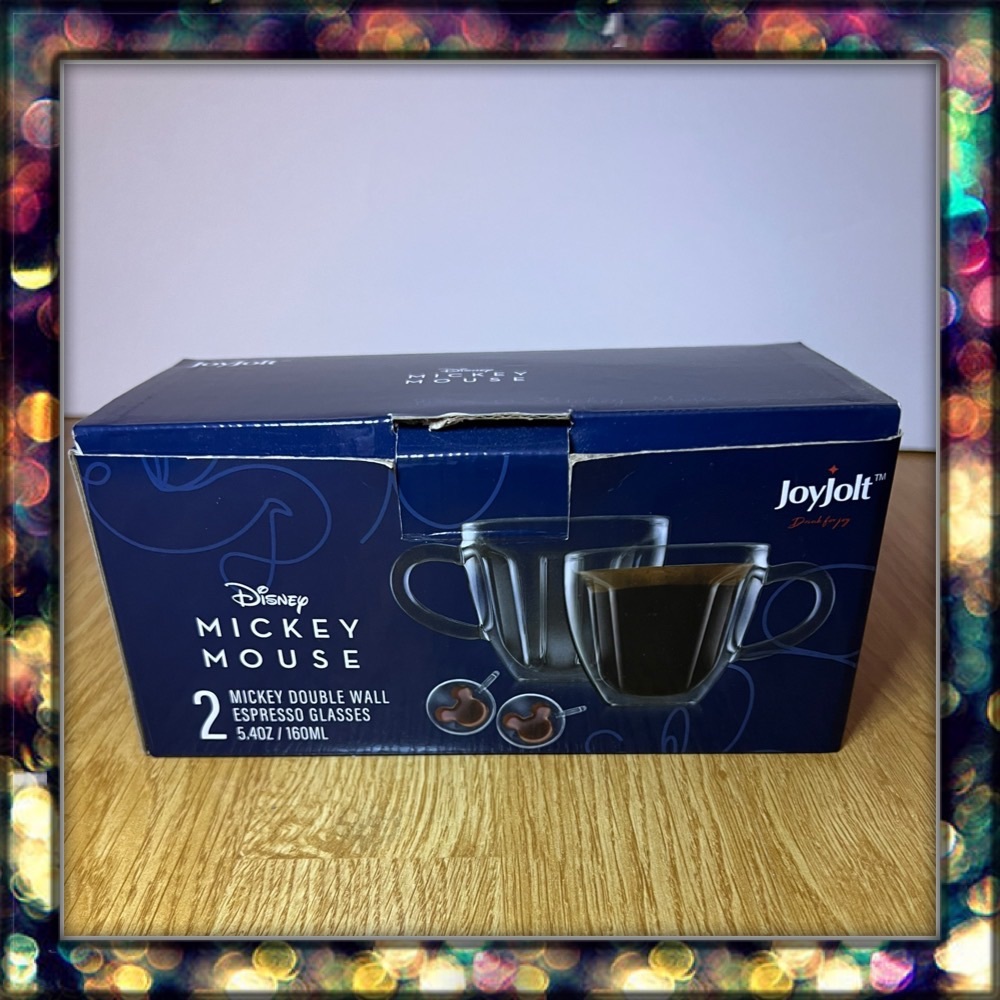 [JoyJolt] Disney Mickey Mouse 3D Espresso Cups 5.4 oz